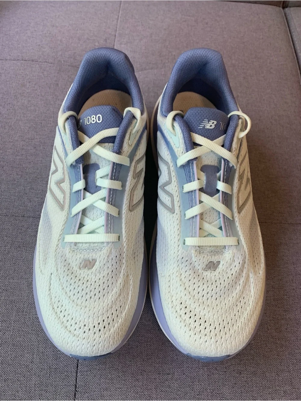 New Balance 1080 v15 Sneakers in Glint Blue/Silver Metallic size 7.5B